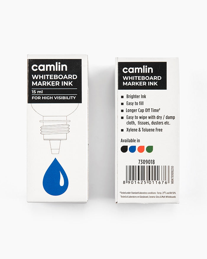 Camlin White Board Marker Ink 15ml | Refill Ink | Bold & Smooth Writing | Ideal for Office, School & Home