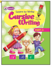 Kamal Cursive Writing Book for Kids | Paperback, Kamal Book Depot | Smart Books For Smart Kids | Part - 3