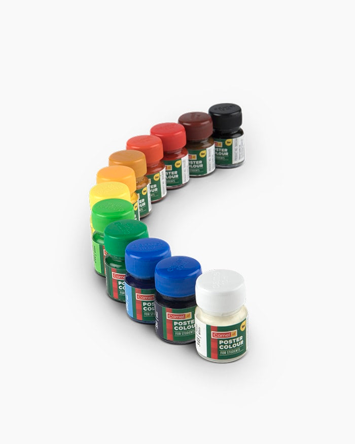 Camlin Poster Colours 14 Shades Set – Smooth, Vibrant & Easy to Use | Ideal for School Projects & Art |
