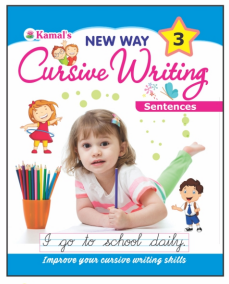 Kamal Cursive English Writing Book Of Sentences | Smart Books For Smart Kids | Part 3