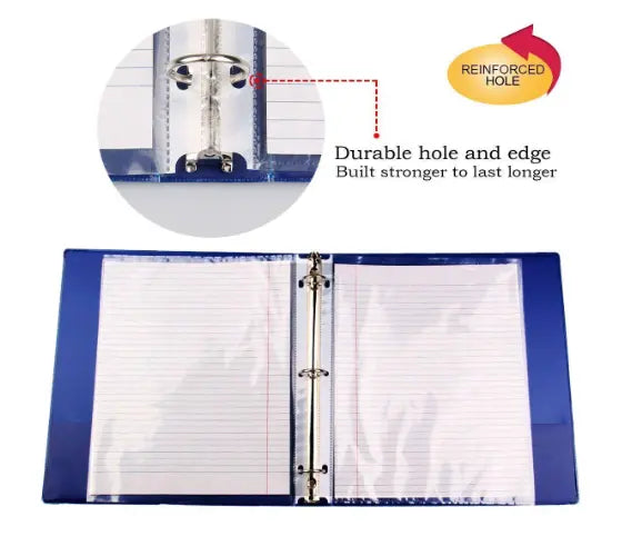 Digismart Pack of 25 Heavy Duty 150 Micron A3 Size Transparent Document Sleeves, Leaf Sheet Clear Certificates, Waterproof Sheet Protectors 11 Holes Punched - Image #2