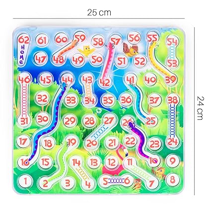 Ratna's Rolling Snakes & Ladders with Sliding Ball Concept | A New Way of Playing This Traditional Board Game for Kids & Family