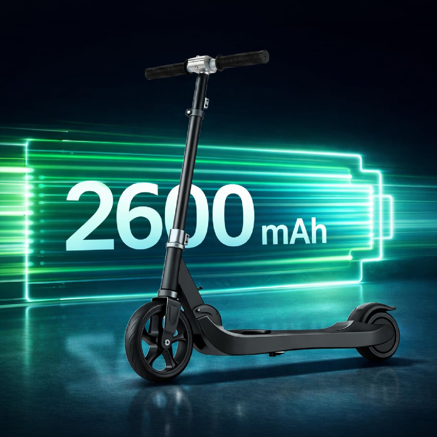 Lifelong Kids Electric Scooter for 6-12 Years Age | with Rechargeable Battery, Adjustable Handle Height & Foldable Design | Safe Kids Scooter with Anti-Slip Deck  (ASL)