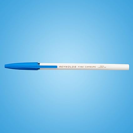 Reynolds 045 Ball Pens | Fine Point (0.7mm) | Blue Ink | 10 Count