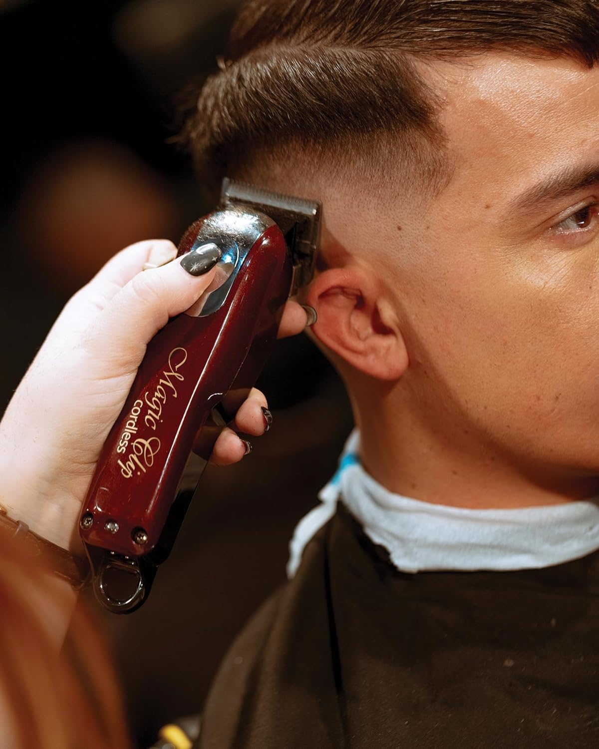 Wahl India 08148-324 Cord/Cordless India Professional Magic Clipper; 0.5-1.2 mm cutting lengths; 90 minute run time; Maroon