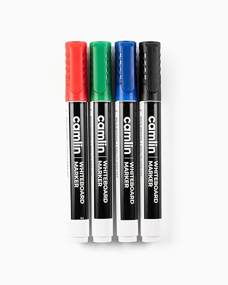 Camlin White Board Marker | Smooth & Bold Writing | Quick Dry Ink | Ideal for Office, School & Home