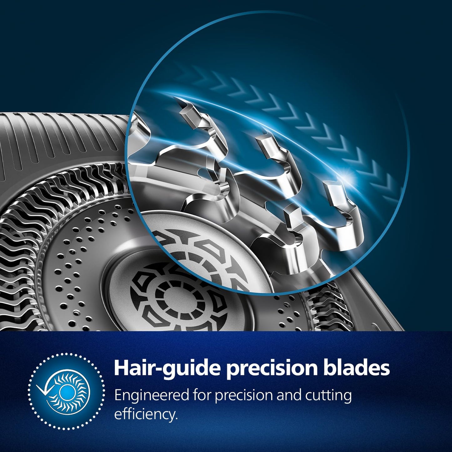 PHILIPS Electric Shaver For Men | Wet & Dry | Powerful Close Shave | Gentle on Skin | SkinIQ Technology | Steel Precision Blades | 360 D Flexing Heads | Integrated Pop Up Trimmer | LED Display | 5 Mins Quick Charge | Showerproof | S5885/28,Black
