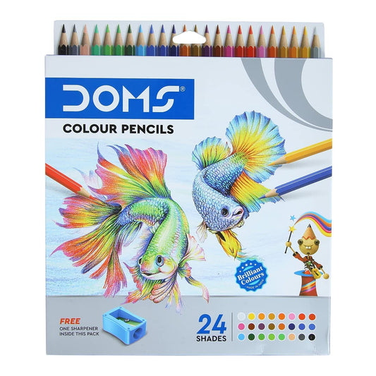 Doms 24 Shades Color Pencils (Pack Of 1)