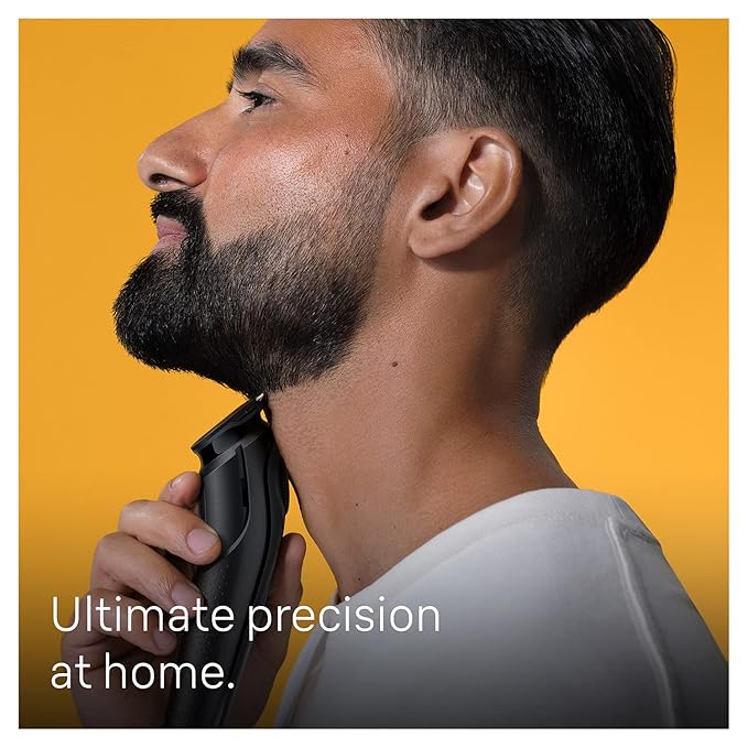 Braun BT5410 Beard Trimmer for Men, Lifetime Sharp Blades, 39 Length Settings, 100-Min Runtime, Waterproof, 5 Min Quick Charge, Precision Trimming Comb, German Engineering