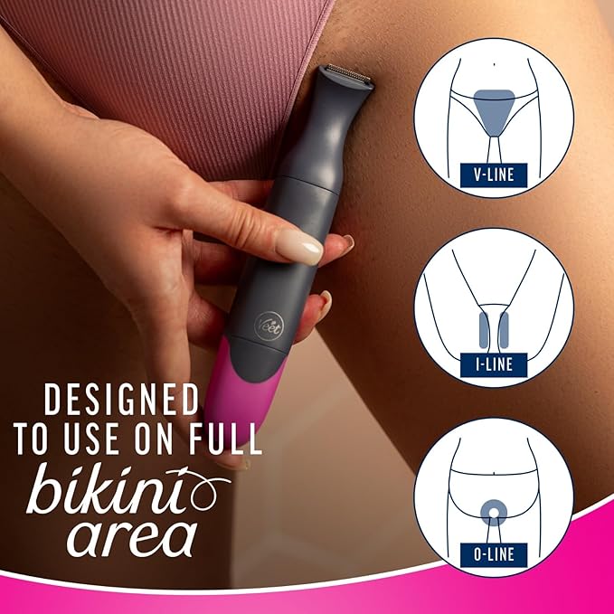 Veet Women Trimmer |All-in-One Full Body Trimmer for Women | Full Body, Bikini, Face & Eyebrow | No Nicks & Cuts | Hair Removal | Bikini Trimmer | Eyebrow Trimmer