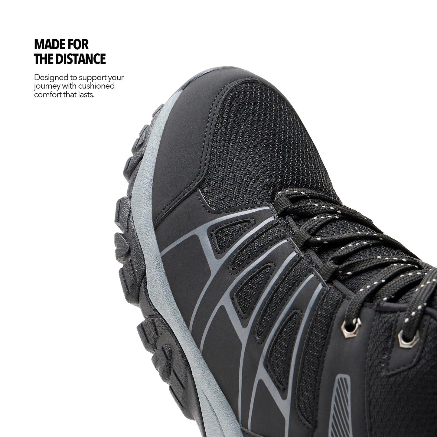 Boldfit Trekking Shoes for Man Outdoor high Neck ShoAnti Skid Trekking Boots Water Repellent, Outlander (ASL)