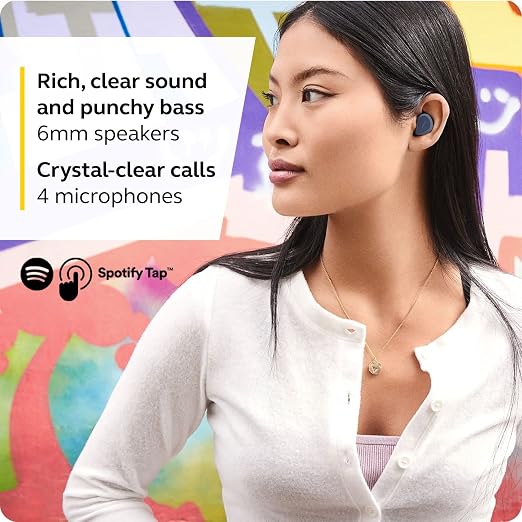 Jabra Elite 3 in Ear Wireless Bluetooth Earbuds – Noise Isolating True Wireless Buds with 4 Built-in Microphones for Clear Calls, Rich Bass, Customizable Sound, and Mono Mode (SD)