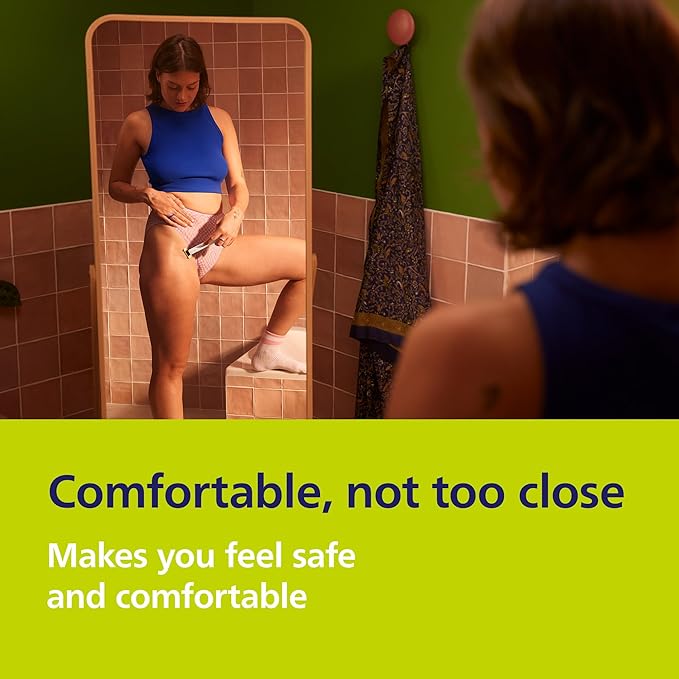 Philips OneBlade Intimate 2-in-1 Trimmer for Women | Painless Hair Removal with Patented Skin-Safe Tech | Bikini, Underarm & Body Trimmer | Sensitive Skin Tested | No post shave irritation | QP1924/20