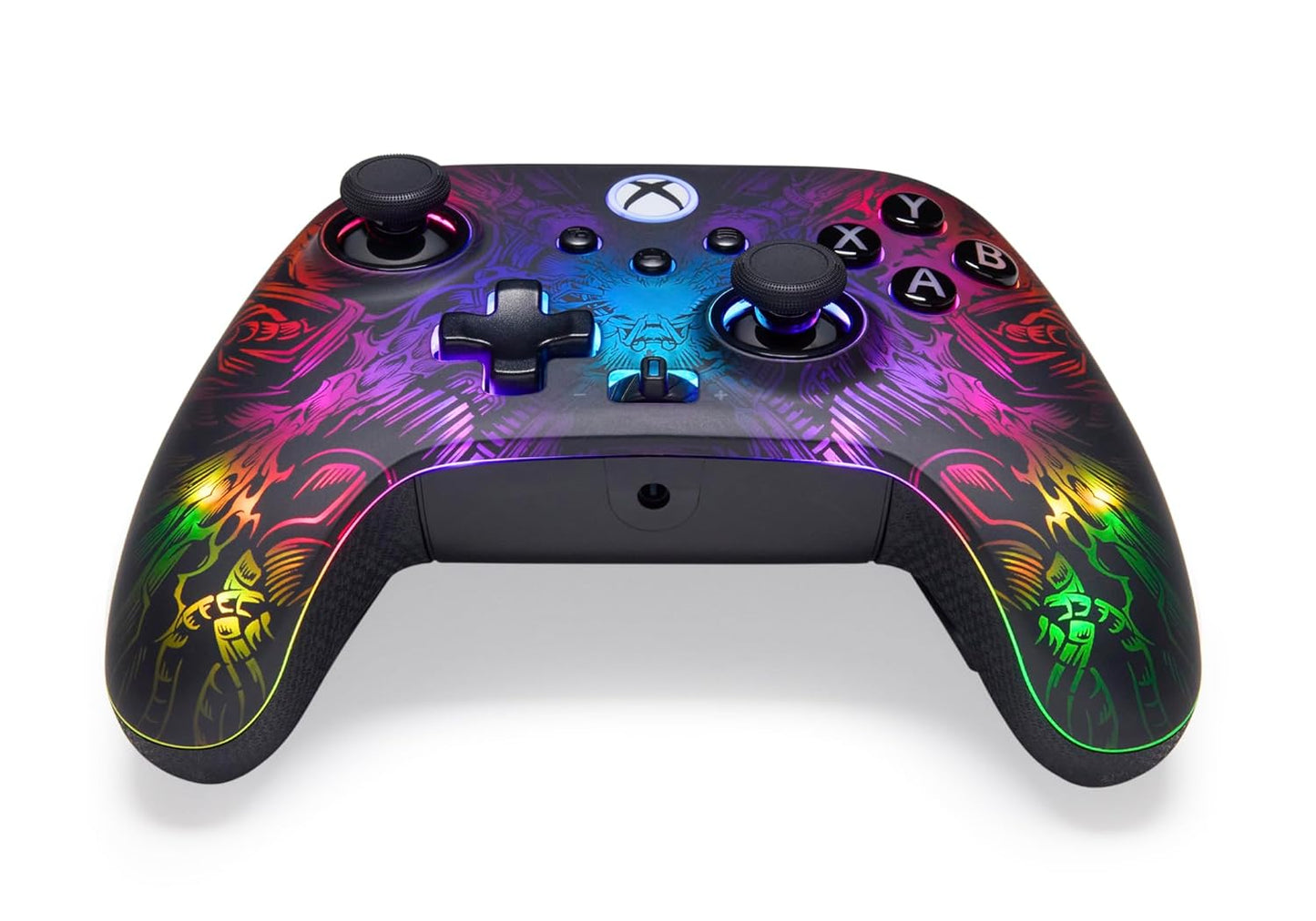 PowerA FUSION Pro Wireless Gaming Controller with Lumectra for Xbox Series X/S, Xbox One, PC, Windows 10/11 with Ghost RGB LED Lighting, Black (Officially Licensed) (SD)