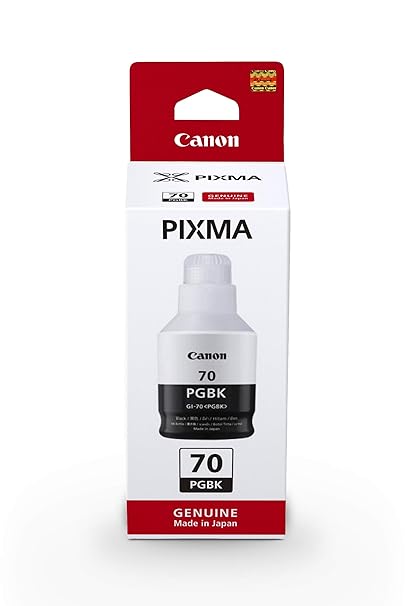 Canon GI-70 BK Ink Bottle (Black) pack of 1