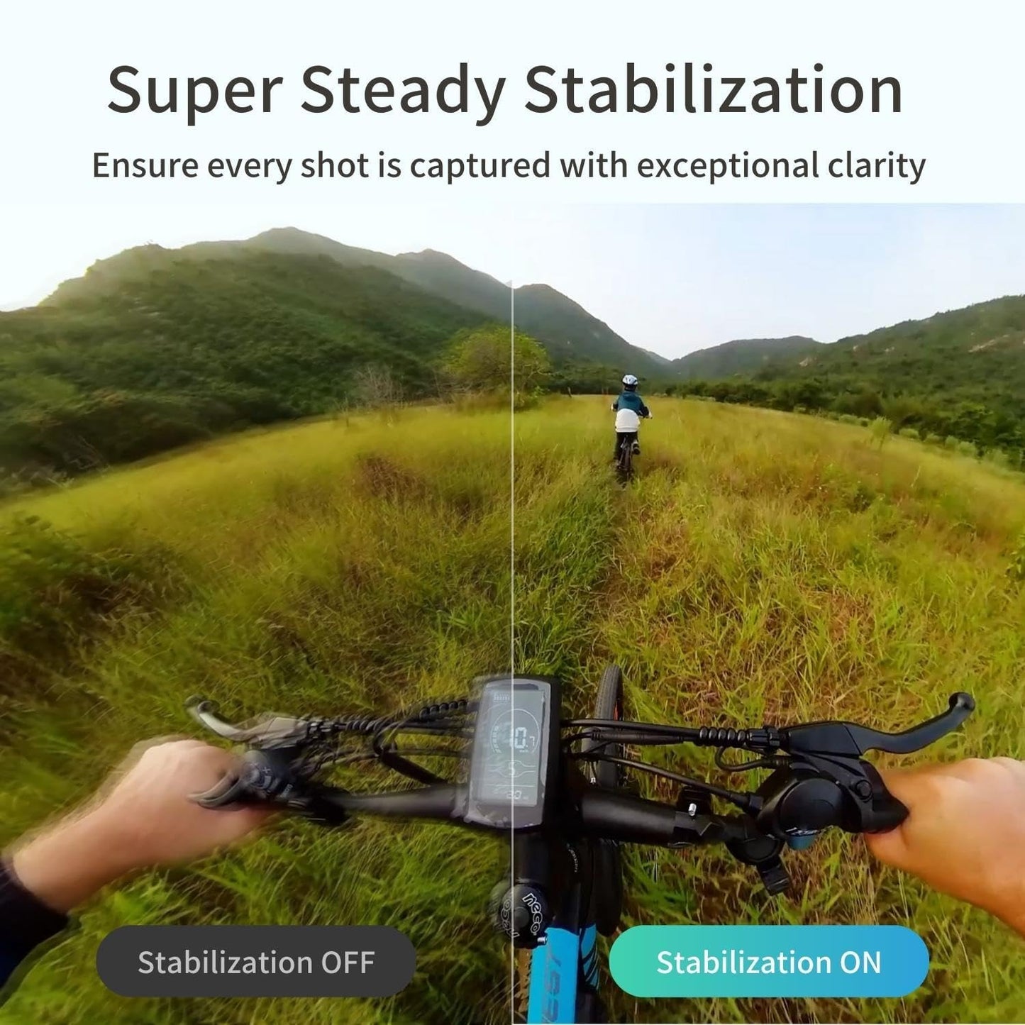 Kandao QooCam3 360° Camera with1.55 Sensor (Dual Battery Bundle) Waterproof Camera, 5.7K Wide-Angle with Lens Cover, Realtime Editing, 5X Stabilization for Sports, Outdoor, Travel (SD)
