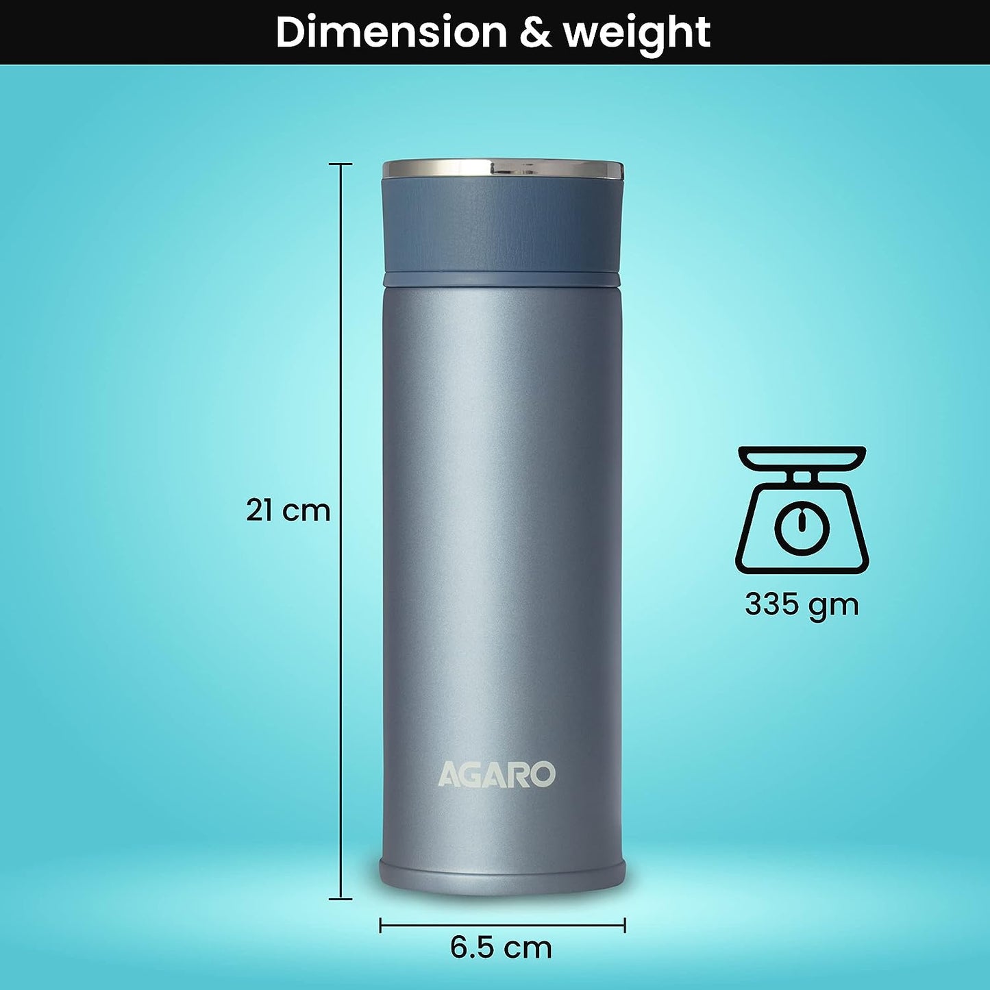 AGARO Elite Vacuum Flask 480ml