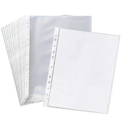 A3 Size Sheet Protector(Pack of 1 ) 50 sheets Document Sleeves/Document Organizer/File Leaf (Specially for Architecture Size documents and Paintings)