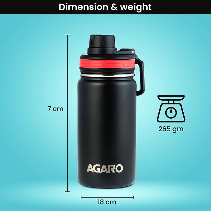 AGARO Imperial Vacuum Flask Black