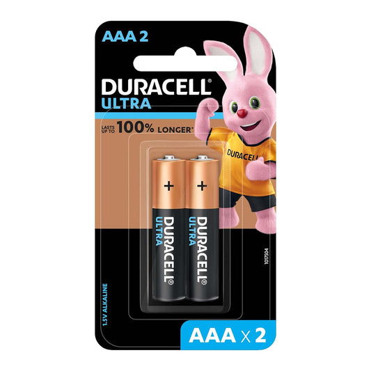 Duracell Ultra Alkaline Battery AAA - Pack of 2