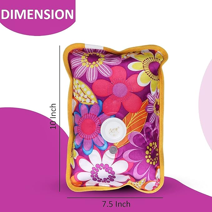 LUMONY Hot Water Bag Heating Bag Gel electric for pain relief, electric heating pad for back pain Men & Women with Charging Cord