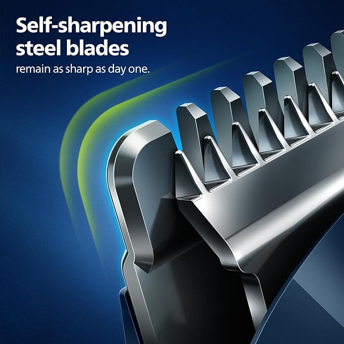 Philips India's No.1 Men's Trimmer | Pro Beardsense Technology | Precision Trimming |13-In-1 | Face,Body & Private Parts | 2 Year Warranty I 120 Min Runtime