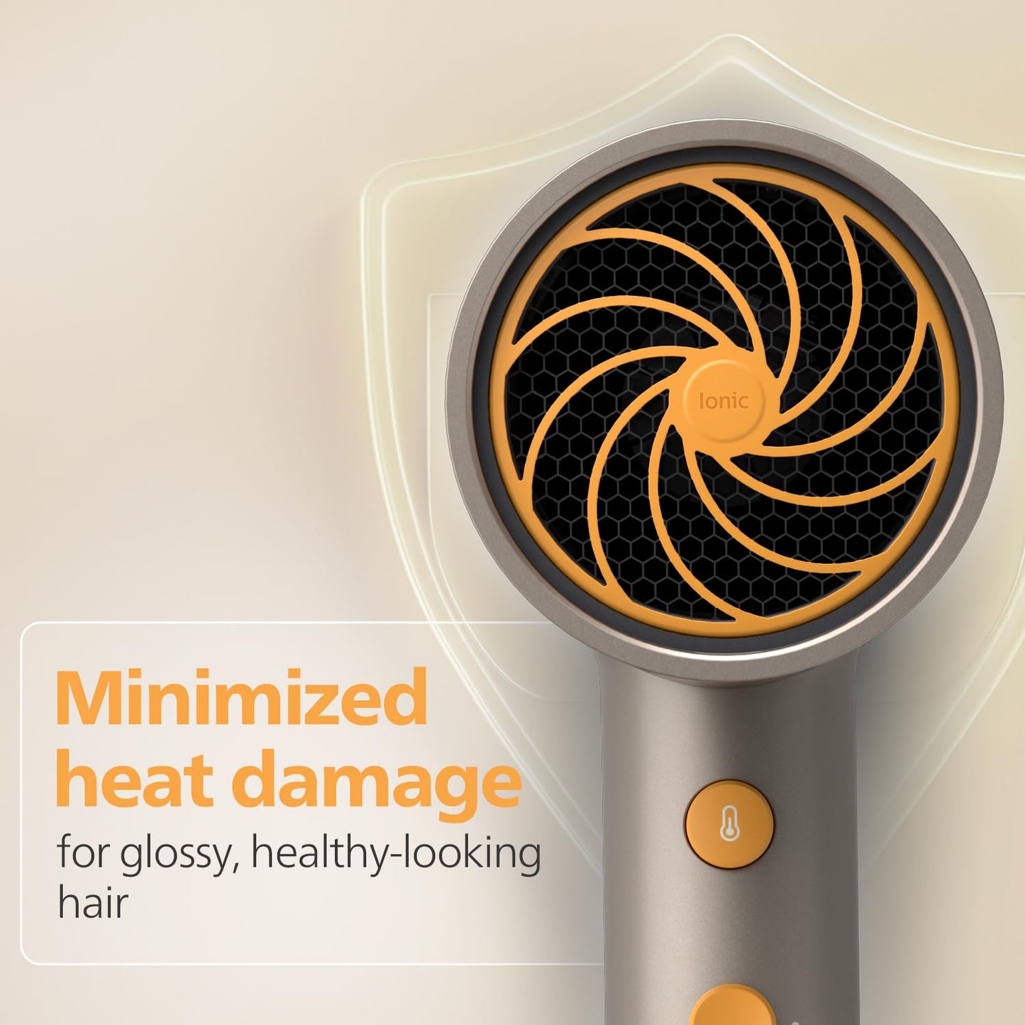 Philips India's No.1 Hair Styling Brand - Glass like Shine Hair Dryer | 1600W | 4 Heat x Speed Modes | 30M Negative ions | Travel-Friendly | For Indian Hair | BHD321