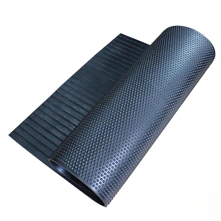 DIVAYANSHI Animal Feeding Waterproof mat 92×56 INCH and 15 mm Thickness, Wt. 5 KGS BPA Free for Horse, Cow, Buffalo and Bull Easy to Clean (ASL)