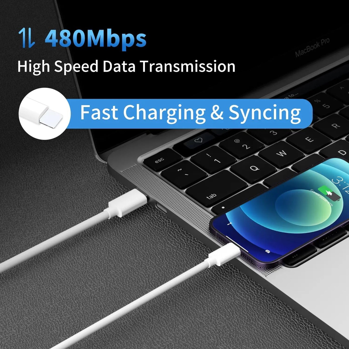 iPhone 20W PD Fast Charger Adapter with 1 Meter Type C to C Data Syn. Cable Compatible with iPhone 16/16 Plus/16 Pro/16 Pro Max, 15/15 Plus/15 Pro/15 Pro Max, Laptop & Other C Type Devices   (LUX)