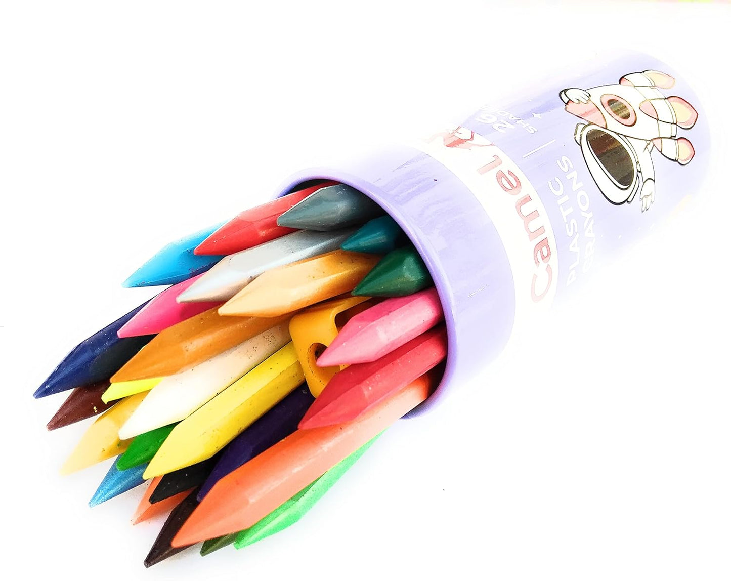 Plastic Crayons | Camlin | 26 Shades | Extra Smooth & More Bright