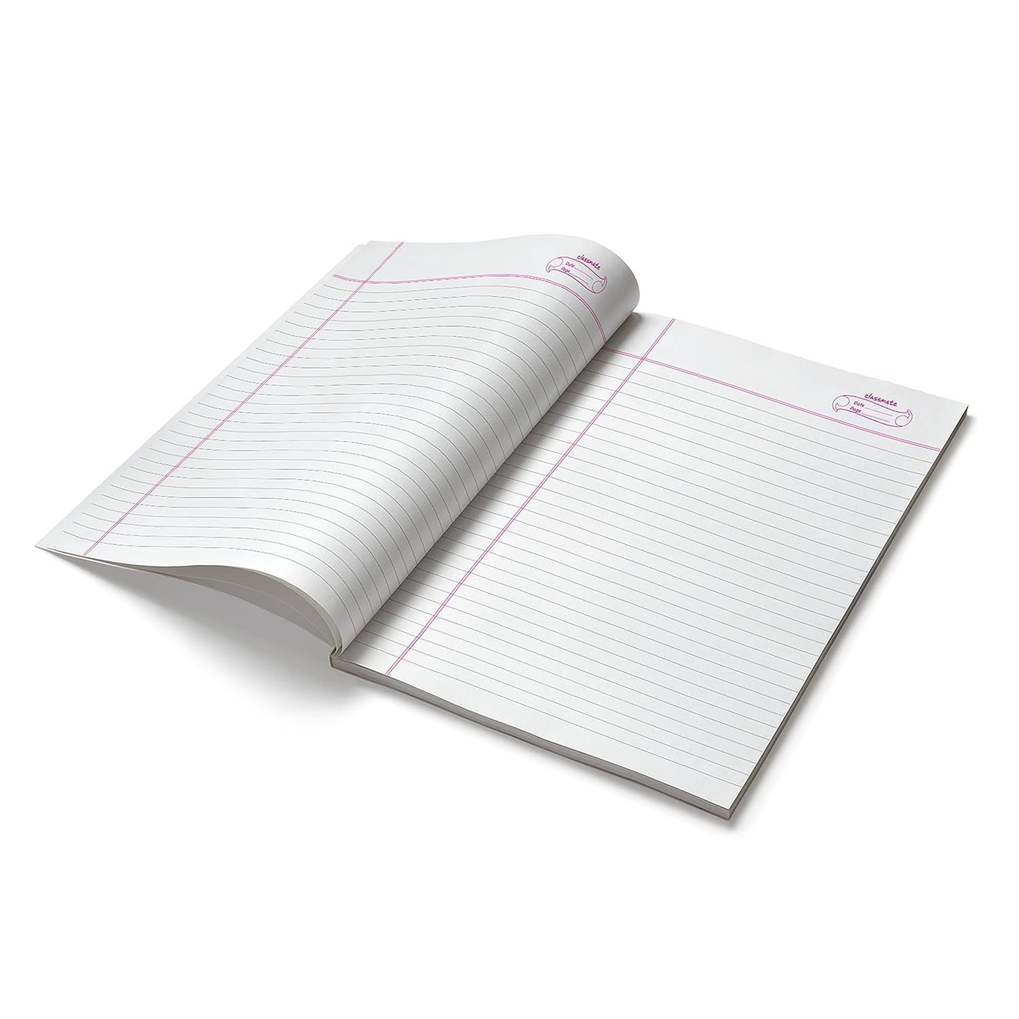 Classmate Hindi | Maths | English Notebook 120 Pages Single Lines Lines Ruled (24 x 18 cm) Regular Size