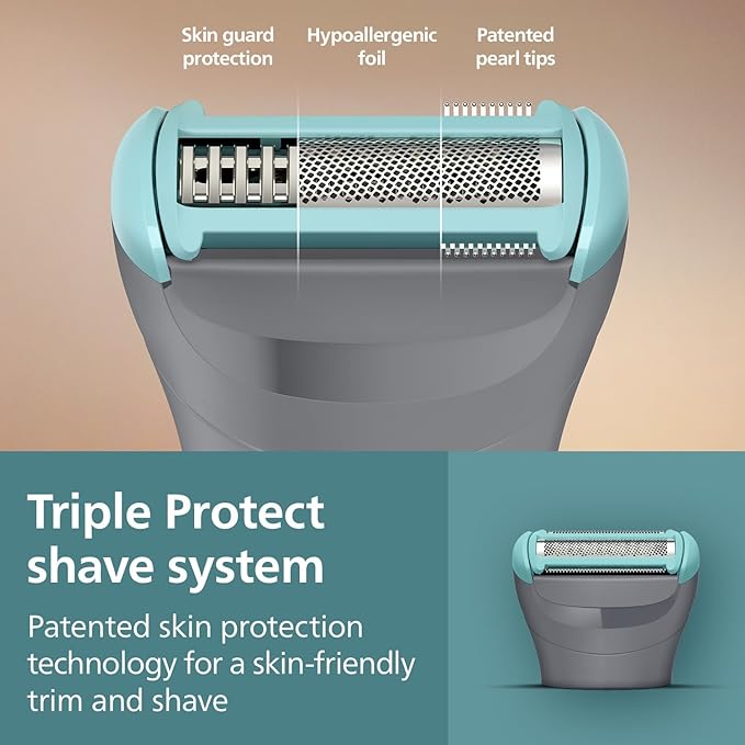 Philips Body & Balls Trimmer for Men Private Parts | Clinically Tested on Sensitive Skin | Skin Safe Intimate Grooming | IPX7 Waterproof | 60 mins runtime | 5yrs* Warranty | India's #1 Men's Trimmer
