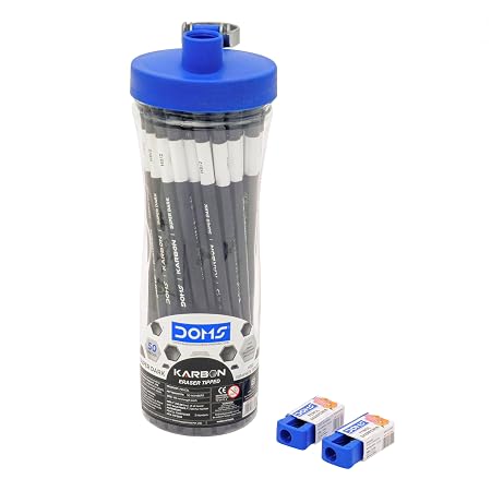 DOMS Karbon Pencil 50 Pcs Sipper, Ink black