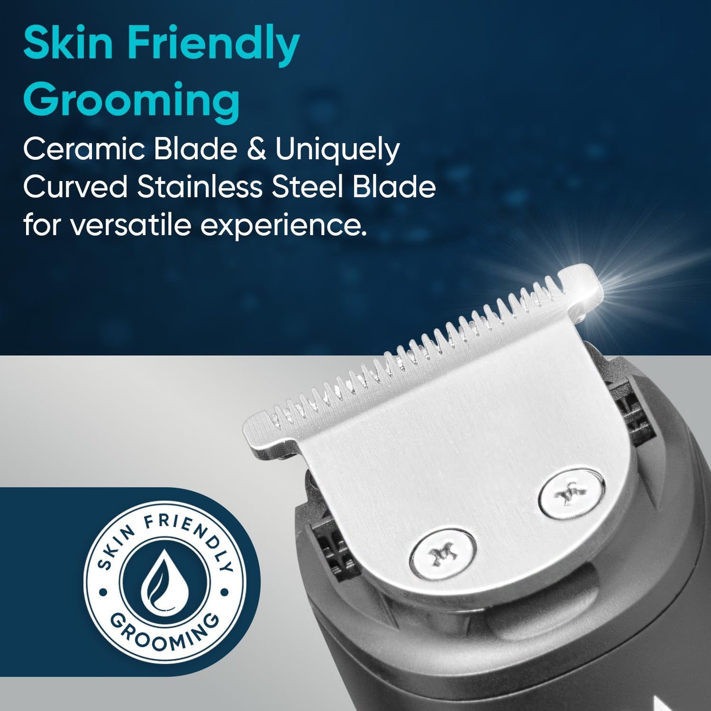 Vega OG 15 in 1 Trimmer for Men | Men Beard |All Rounder Grooming Set with 3 Hrs Non-Stop Runtime | for Body, Man- Face, Nose & Private Parts | USB Type C, 2 Year Warranty, (VHTH-37)
