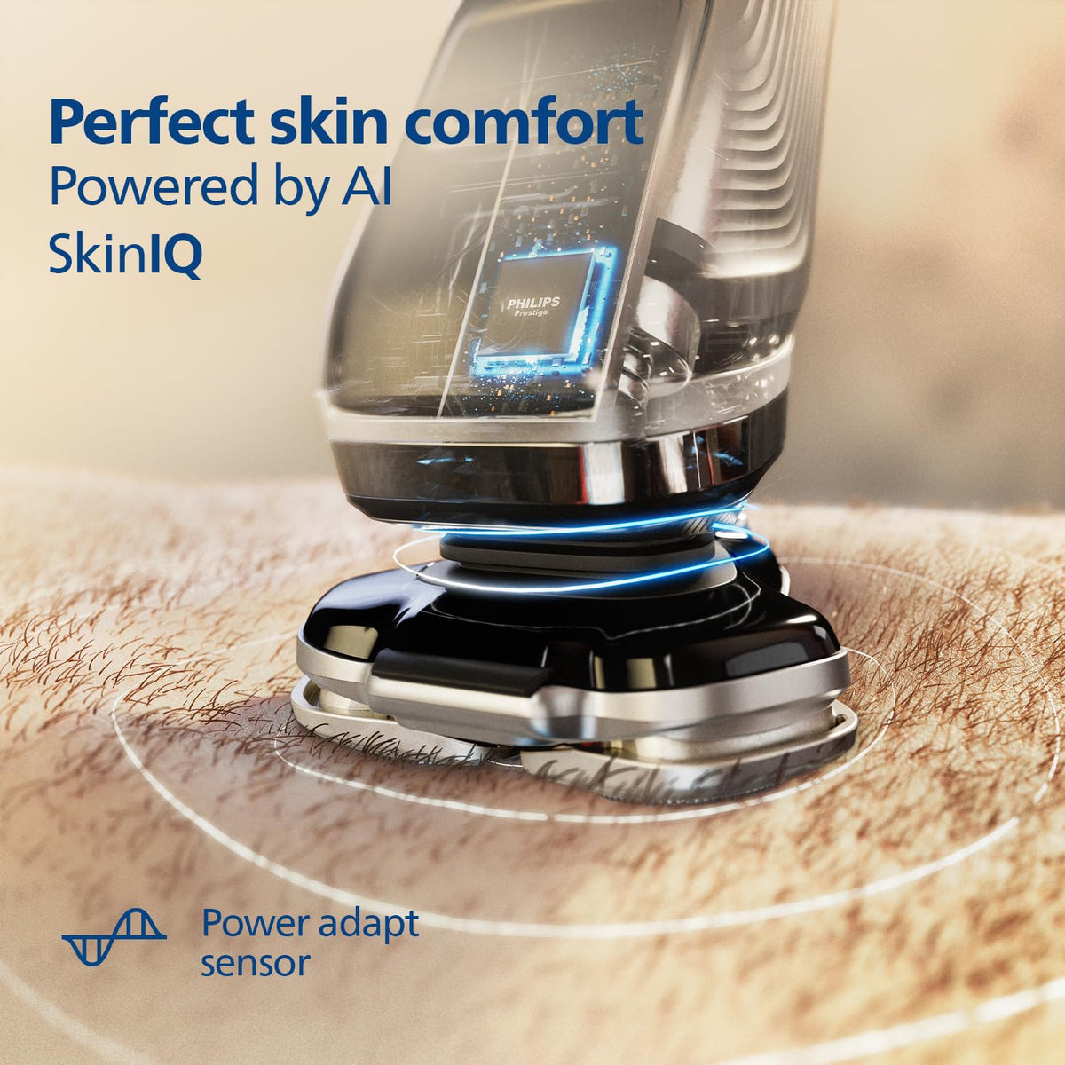 Philips World's No.1 Electric Shaver for Man|Hydro SkinGlide Flex Heads + Precision Trimmer|Triple Lift & Cut|5 Smart Controls|100% Waterproof|3min Quick Charge|5yr Warranty|X9000/11 (SD)
