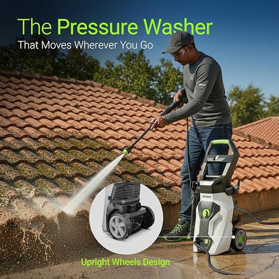 [Upgraded 2026] DYLECT® Ultra Power Max High Pressure Car Washer | 2000W | 160 Bar | 7L/Min Flow Rate | 8m Outlet Hose | Now with Precision Adjustable Foam Blaster | Incl. 10 Accessories (RD)