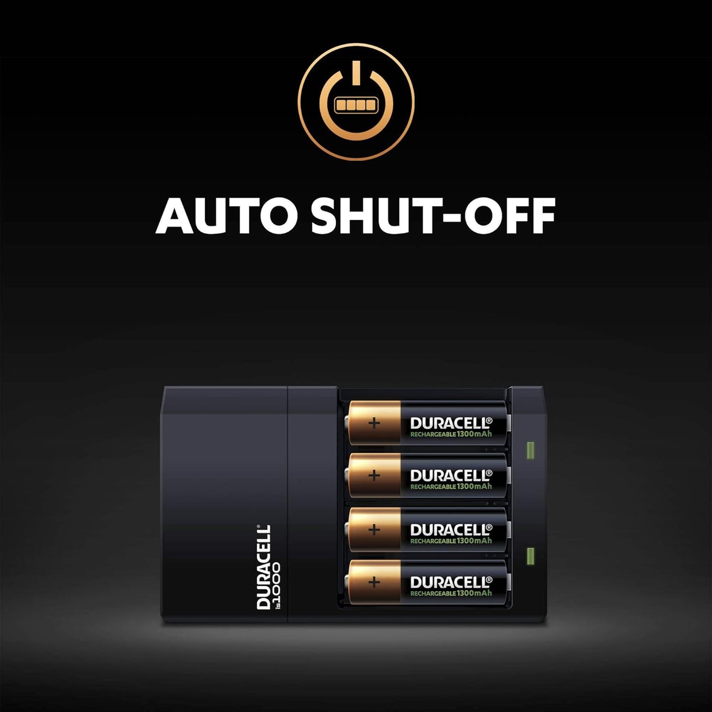 Duracell 4 Hours Battery Charger, 1 Count (Battery not Included)