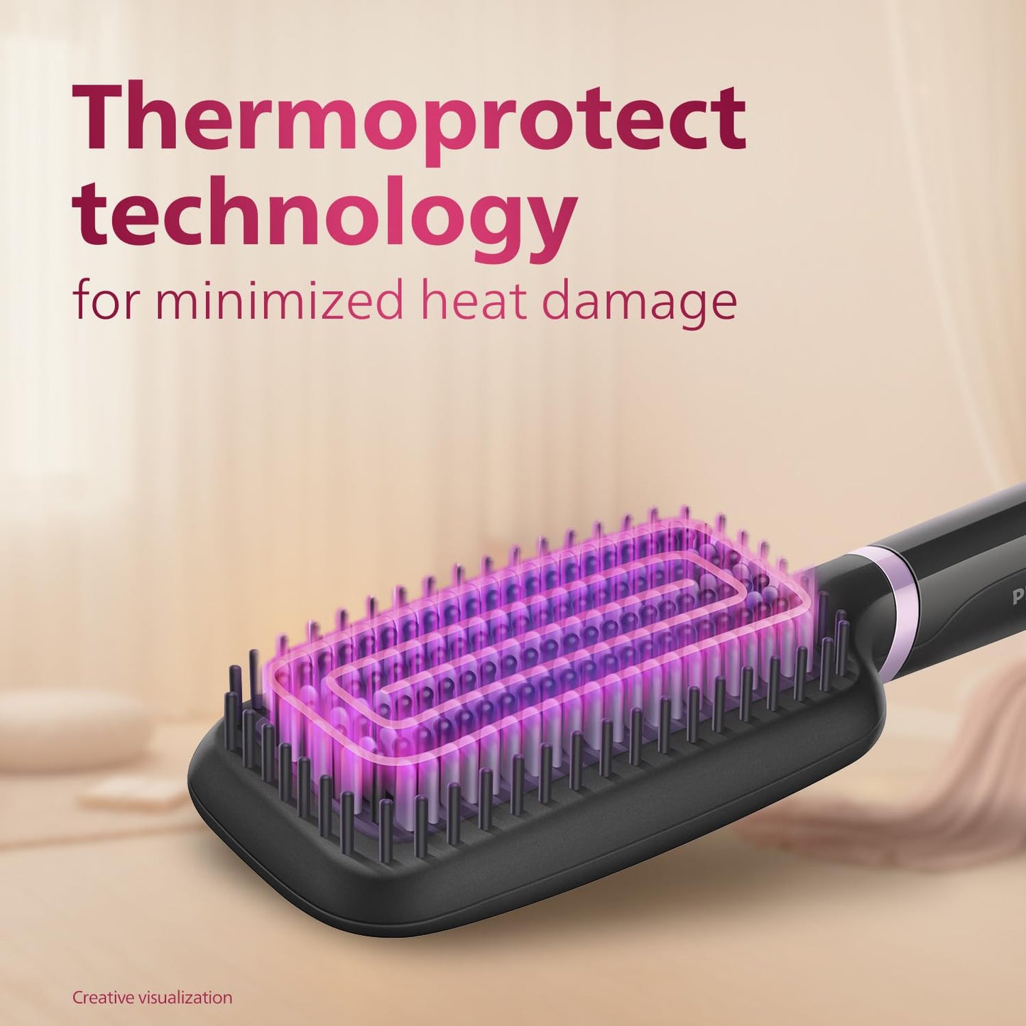 Philips Hair Straightener Brush BHH880