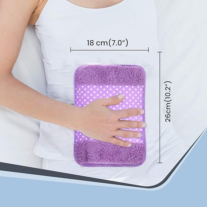 AGARO Electric Hot Water Bag HB361, For pain relief, heating bag electric, Heating Pad-Heat Pouch Hot Water Bottle Bag, Heating Pad For Pain Relief