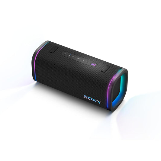 Sony New Launch ULT Field 5 Bluetooth Wireless Speaker with Massive Bass|360° Party Light|25hrs Playtime|IP67|Shoulder Strap|Quick Charge|Built in Powerbank|Party Connect(SRS-ULT50)-Black