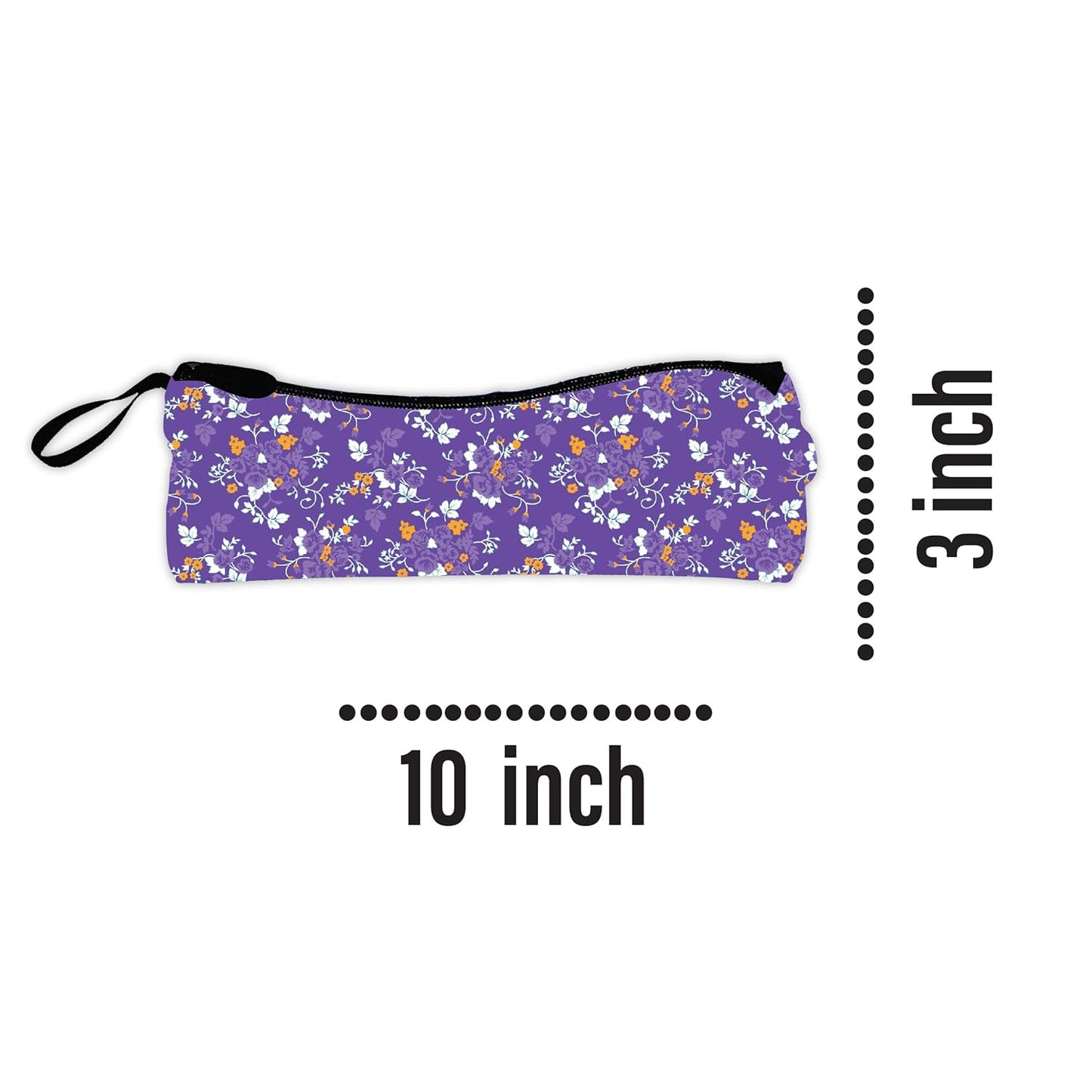 AMKAY Kids Flower Pencil Pouch Large Capacity Pouch for Stationary/Aesthetic Pencil Case for College Students/School Pouch