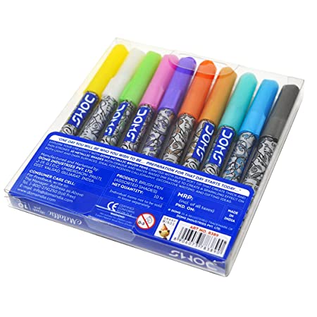 Doms Metallist Series Metallic Brush Pens  (10 Assorted Shades)