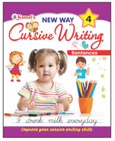 Kamal English Cursive Writing Books For Kids | Paperback, Kamal Book Depot | Set of 8