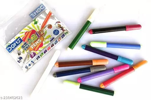 Doms Magic Sketch Pen 9 + 1 | DOMS | 9 Magic Color Sketch Pens + 1 Colour Changer Pen | Mini