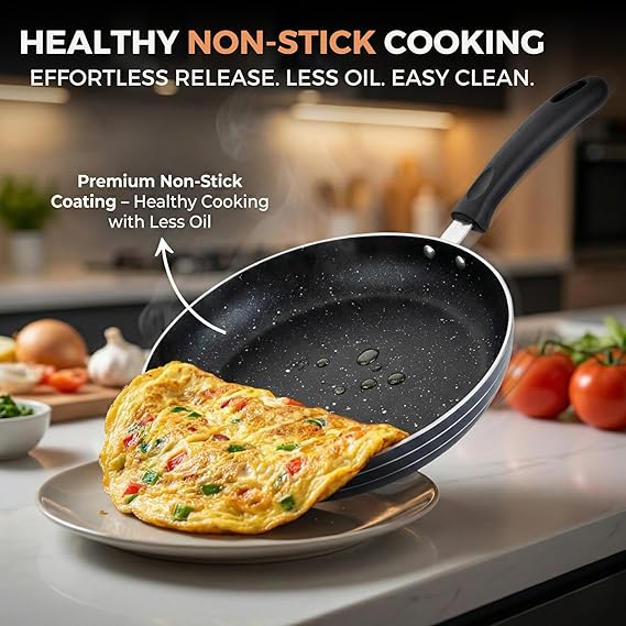 SKYLINE NON STICK COOKWARE SET KADHAI , FRYING PAN , DOSA TAWA VTL8900