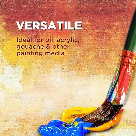 Pidilite Fevicryl Fine Art Tr-4 Code (S-412) Painting Round Shape Brushes (Set of 4, Sizes: 0,2,4,6)