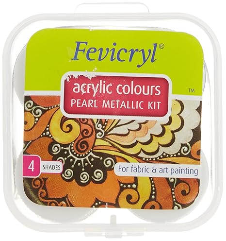 PIDILITE Fevicryl Acrylic Colors Pearl Metallic Kit