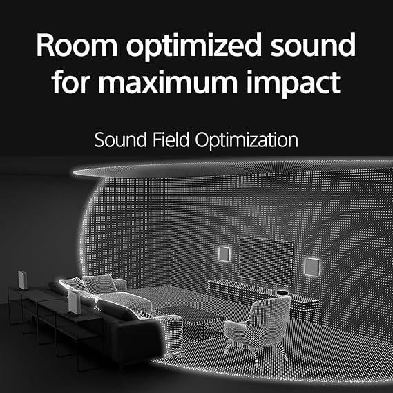 Sony Bravia Theatre Quad (HT-A9M2) Premium Soundbar System with 360 SSM, Wireless Multi Dimensional Surround Sound (IMAX, Dolby Atmos/DTSx,360 RA, Voice Zoom3, 8K/4K HDR), Grey