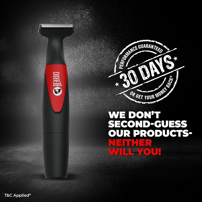 Beardo I Blade Trimmer for men | No Nicks and Cuts | Electric Shaver with powerful motor | Perfect for different beard styles for Gen Z | Multiple Length Settings