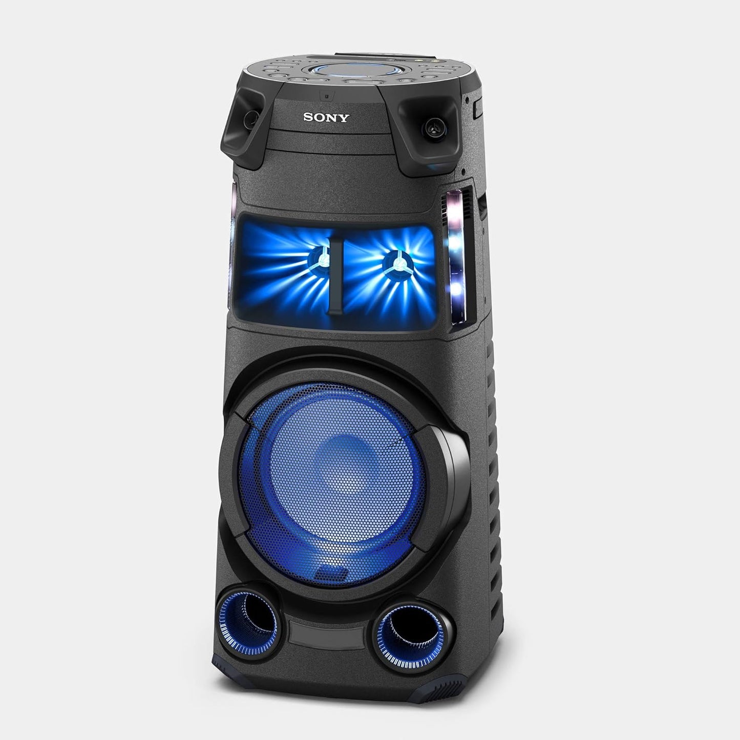 Sony MHC-V43D High Power Party Speaker with Bluetooth connectivity (Mic/Guitar, Jet Bass Booster, Gesture Control, USB, HDMI,CD/DVD) - Black (TS)